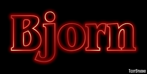 Bjorn Efecto de Texto