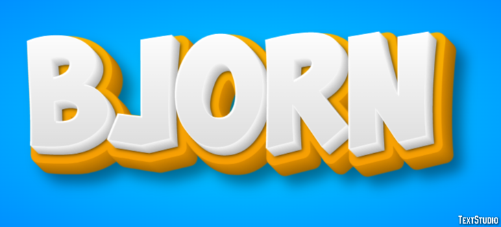 Bjorn Text Effect