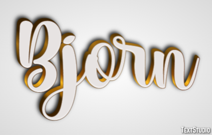 Bjorn Text Effect