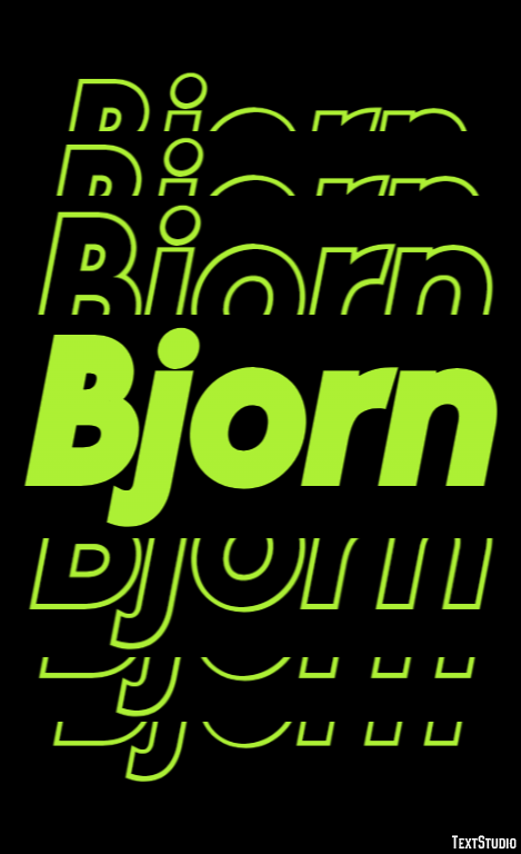 Bjorn Text Effect