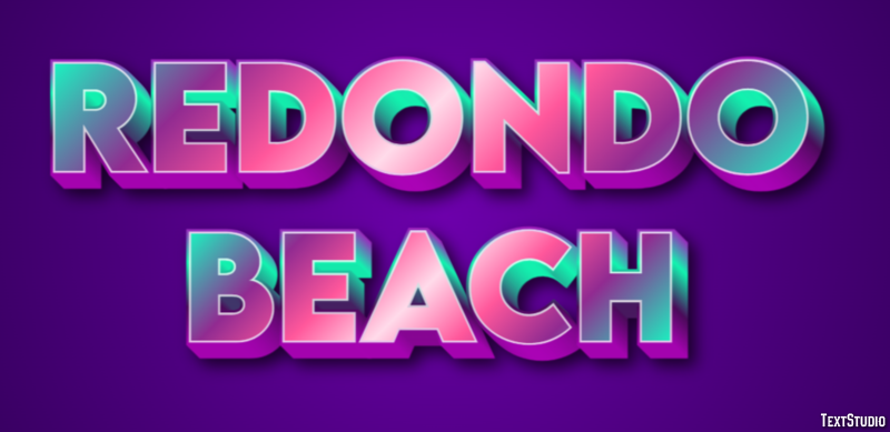 Redondo Beach Efekt tekstowy