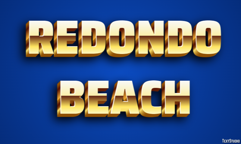 Redondo Beach Tekst Effect