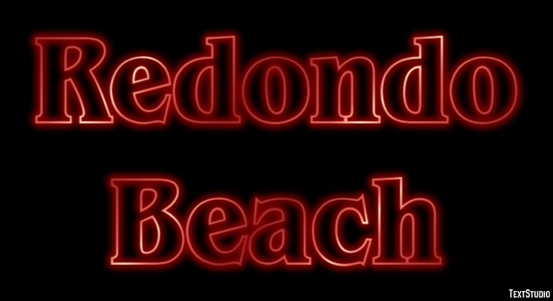 Redondo Beach Efekt tekstowy