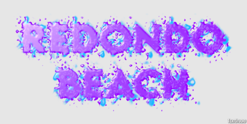 Redondo Beach テキスト効果