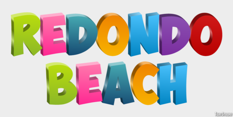 Redondo Beach Efekt tekstowy