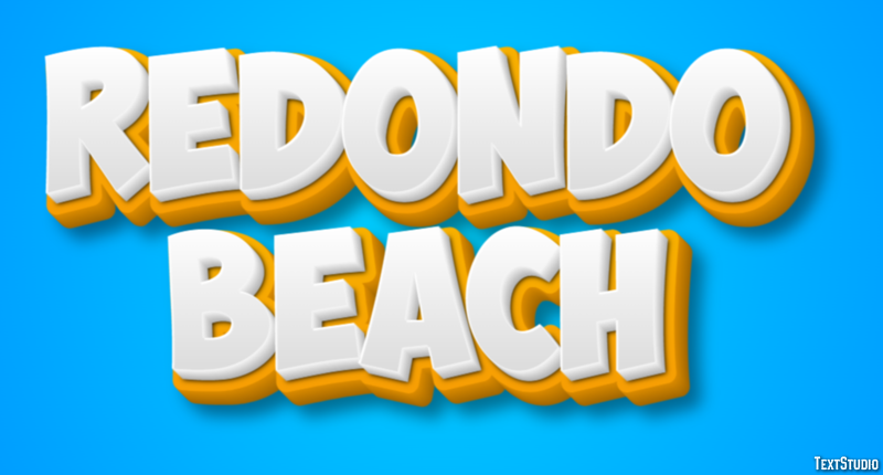 Redondo Beach Effet de Texte