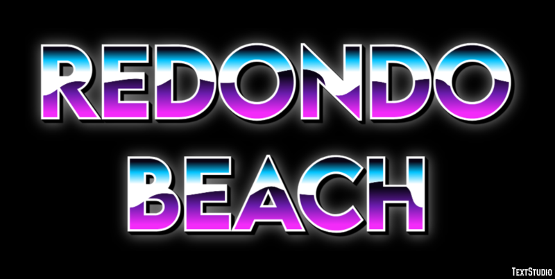 Redondo Beach テキスト効果