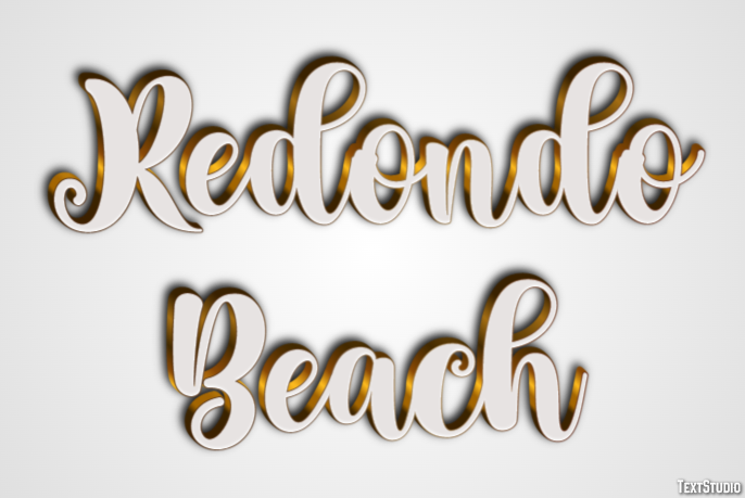 Redondo Beach Tekst Effect