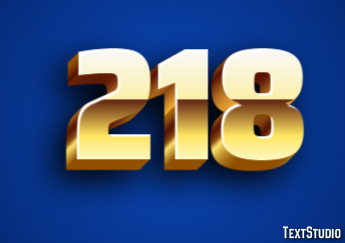 218 Efecto de Texto