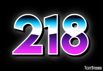 218 Efecto de Texto
