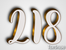 218 Efecto de Texto