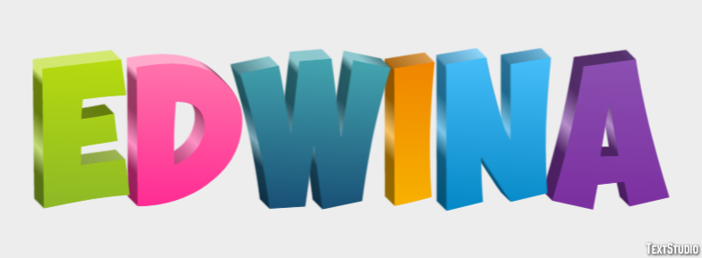 Edwina Effet de texte