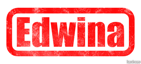 Edwina Effet de texte