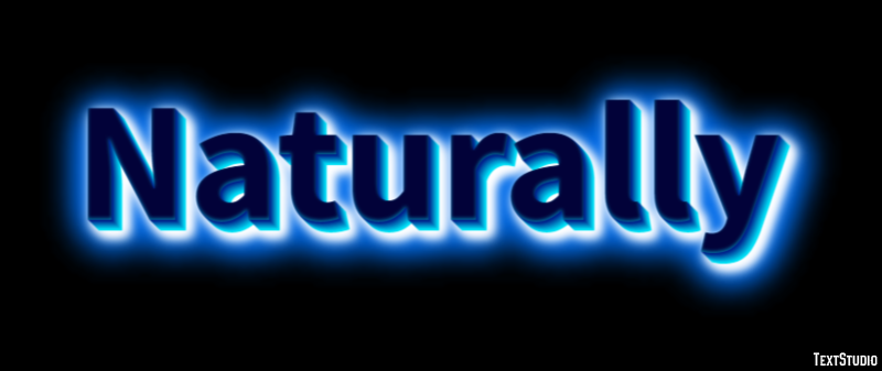 Naturally Effetto testo