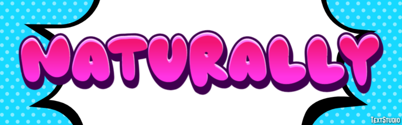 Naturally Efeito de texto