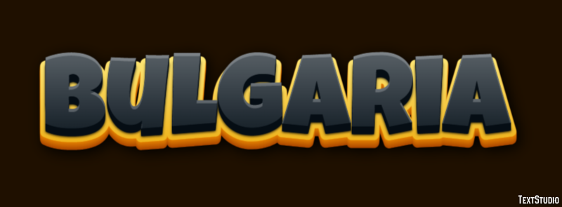 Bulgaria Text Effect