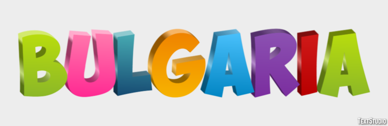 Bulgaria Effetto testo