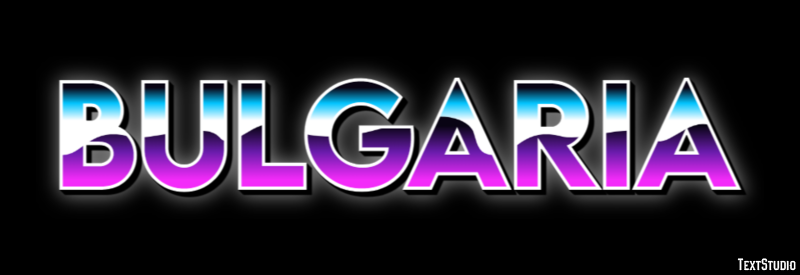 Bulgaria Text Effect