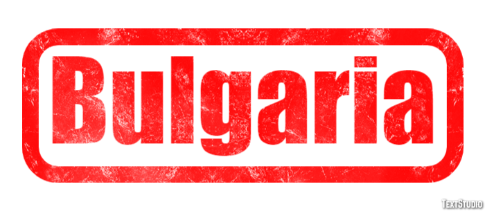 Bulgaria テキスト効果