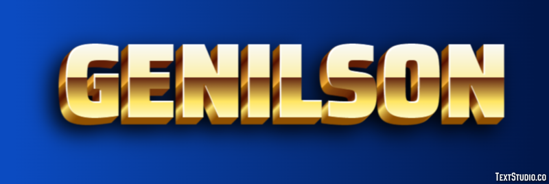 Genilson Text Effect