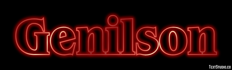 Genilson Text Effect