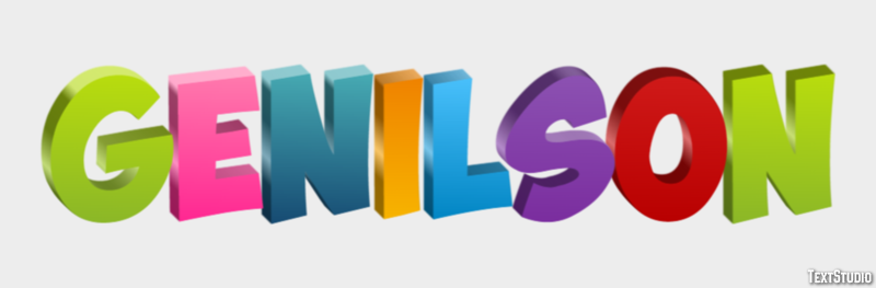 Genilson Text Effect