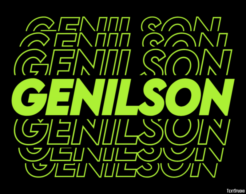 Genilson Text Effect