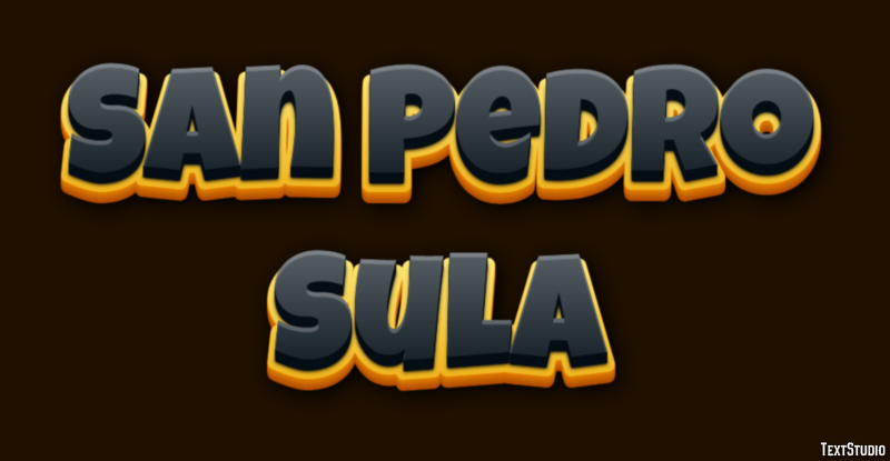 San Pedro Sula Efekt tekstowy