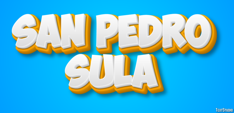San Pedro Sula Efekt tekstowy