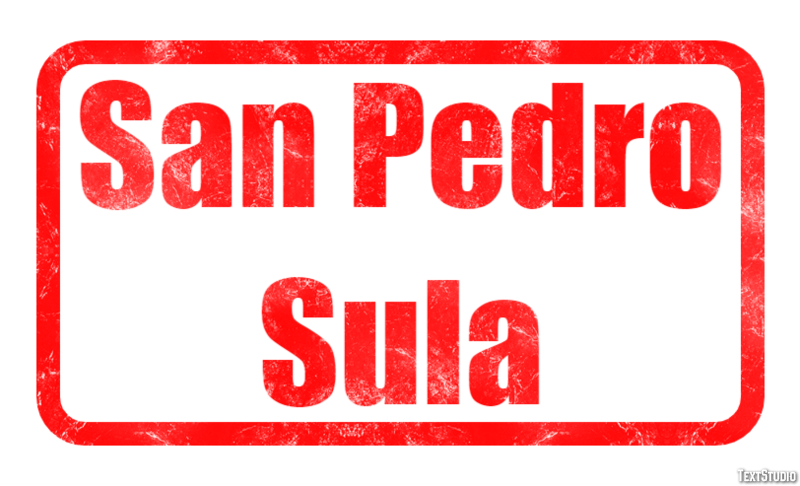 San Pedro Sula Efekt tekstowy