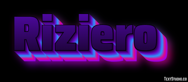 Riziero Tekst Effect