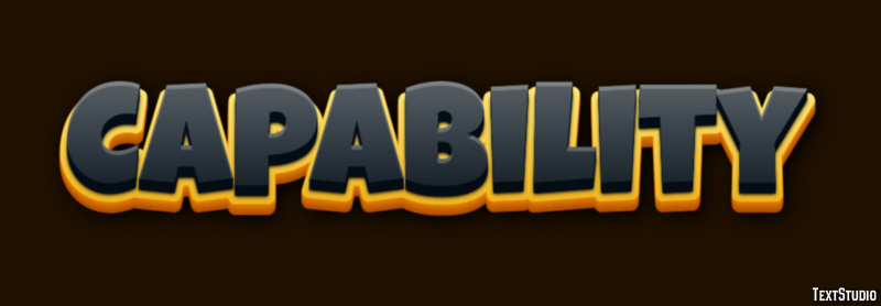 Capability Tekst Effect