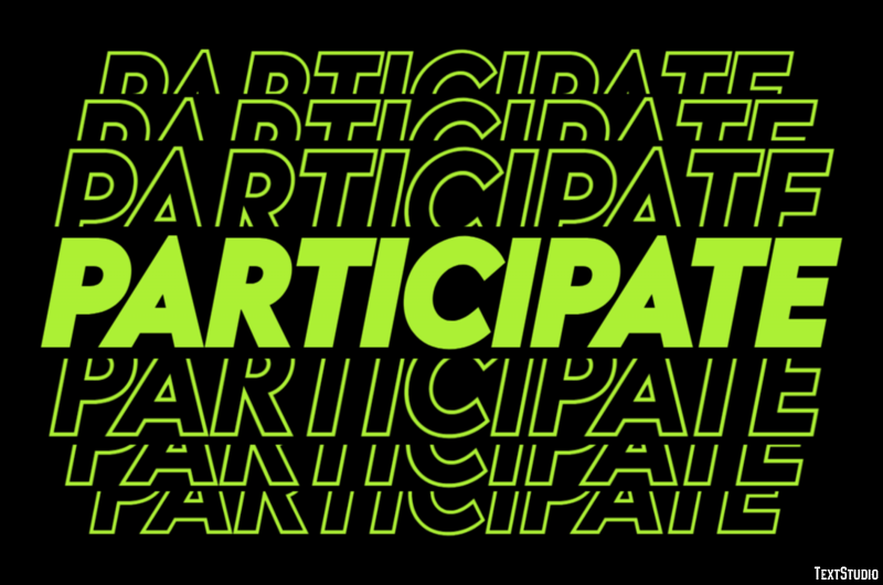Participate Text Effect
