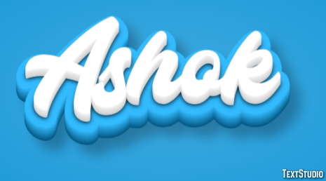 Ashok Text Effect