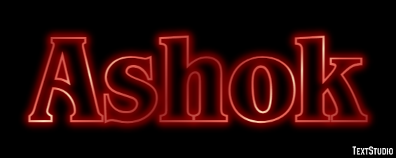 Ashok Text Effect