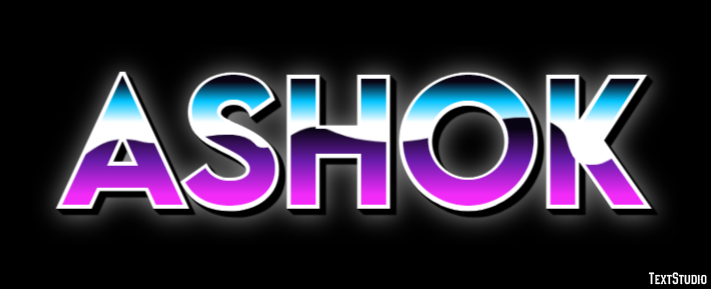 Ashok Text Effect