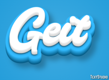 Geit Tekst Effect