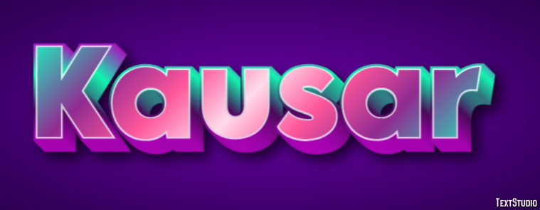 Kausar Text effect