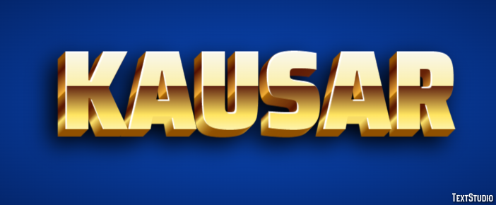 Kausar Text effect