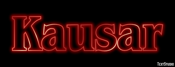 Kausar Text Effect