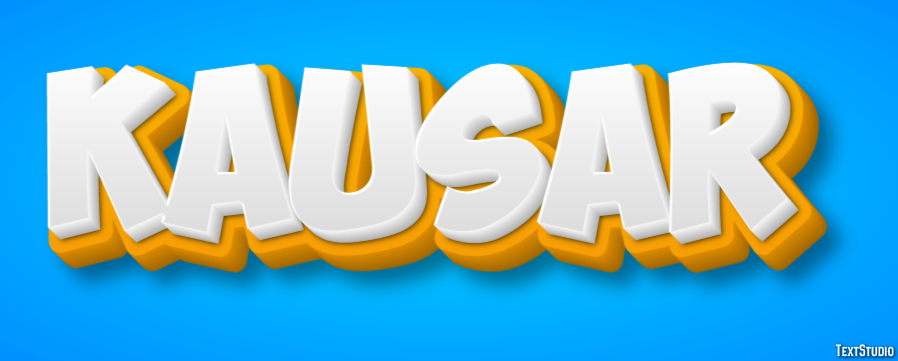 Kausar Text effect