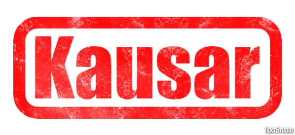 Kausar Text effect