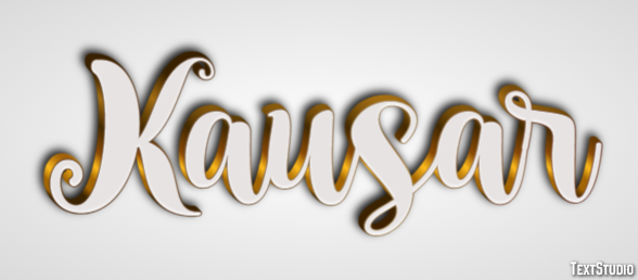 Kausar Text Effect