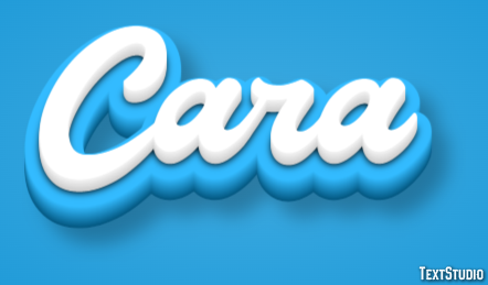 Cara Efeito de texto