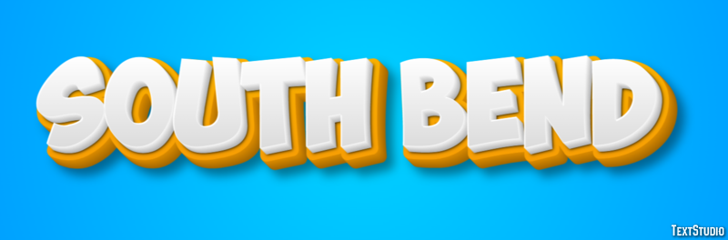 South Bend Effetto testo