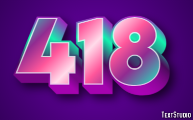 418 テキスト効果