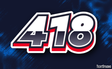 418 Text Effect