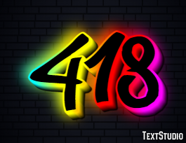 418 テキスト効果