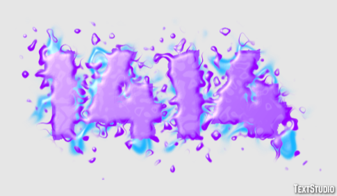 1414 Text Effect