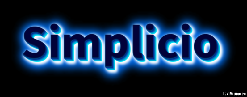 Simplicio Texteffekt